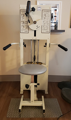 Chiropractic Greenville TX Neck Alliance Machine