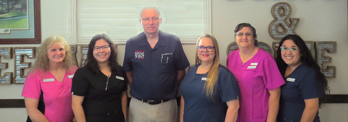 Chiropractor Greenville TX Daniel Reinboldt With Staff